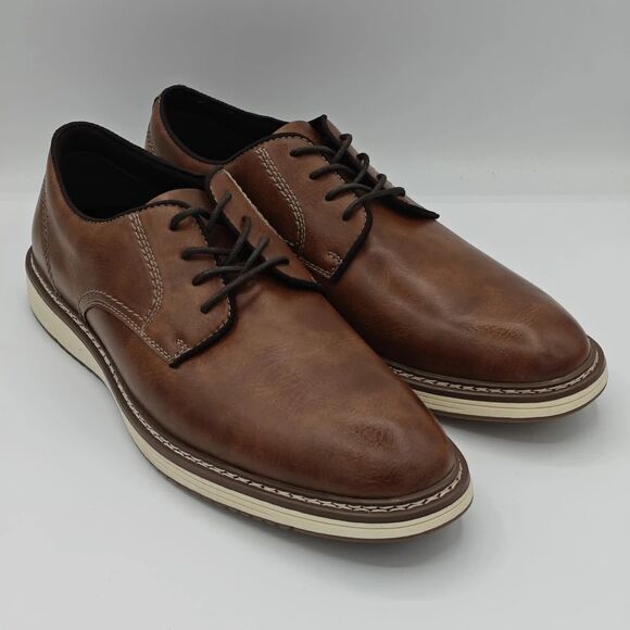 Steve Madden P-Jansen Oxford Shoes Men’s Professional Dress Brown Pick Size main image 5